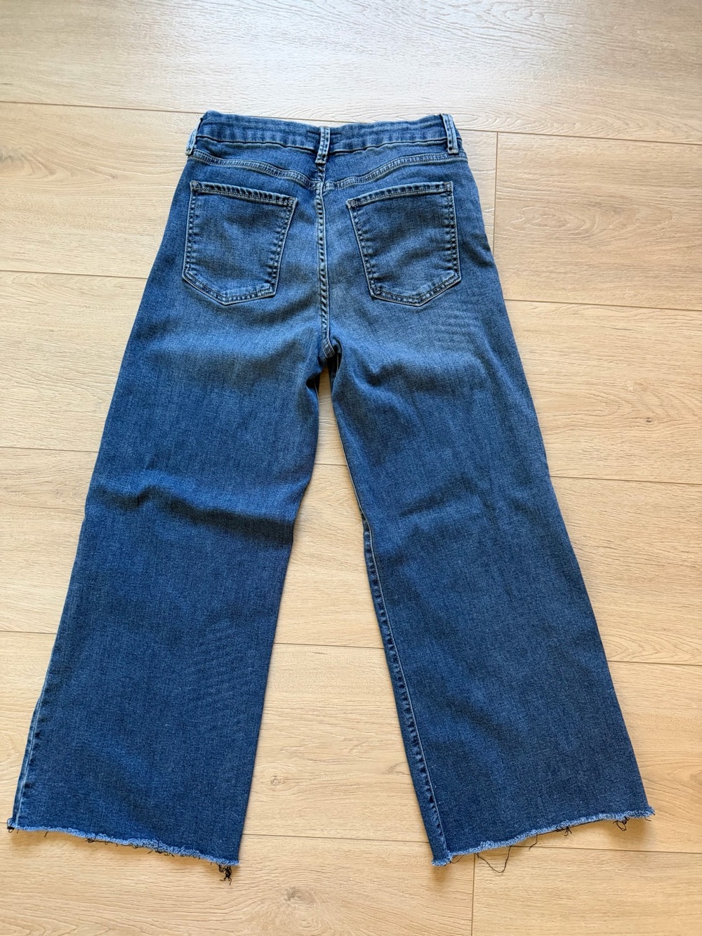 KUT from the Kloth Women’s Wide Leg Jeans in Dark Blue - Picture 2 of 4
